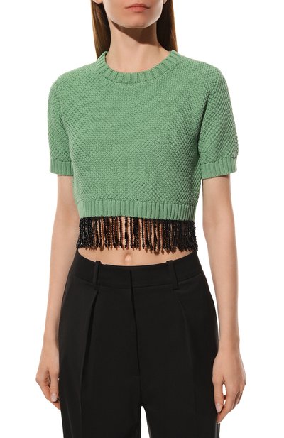 Хлопковый пуловер PINKO, арт. 1G17UU-A02V, фото 3