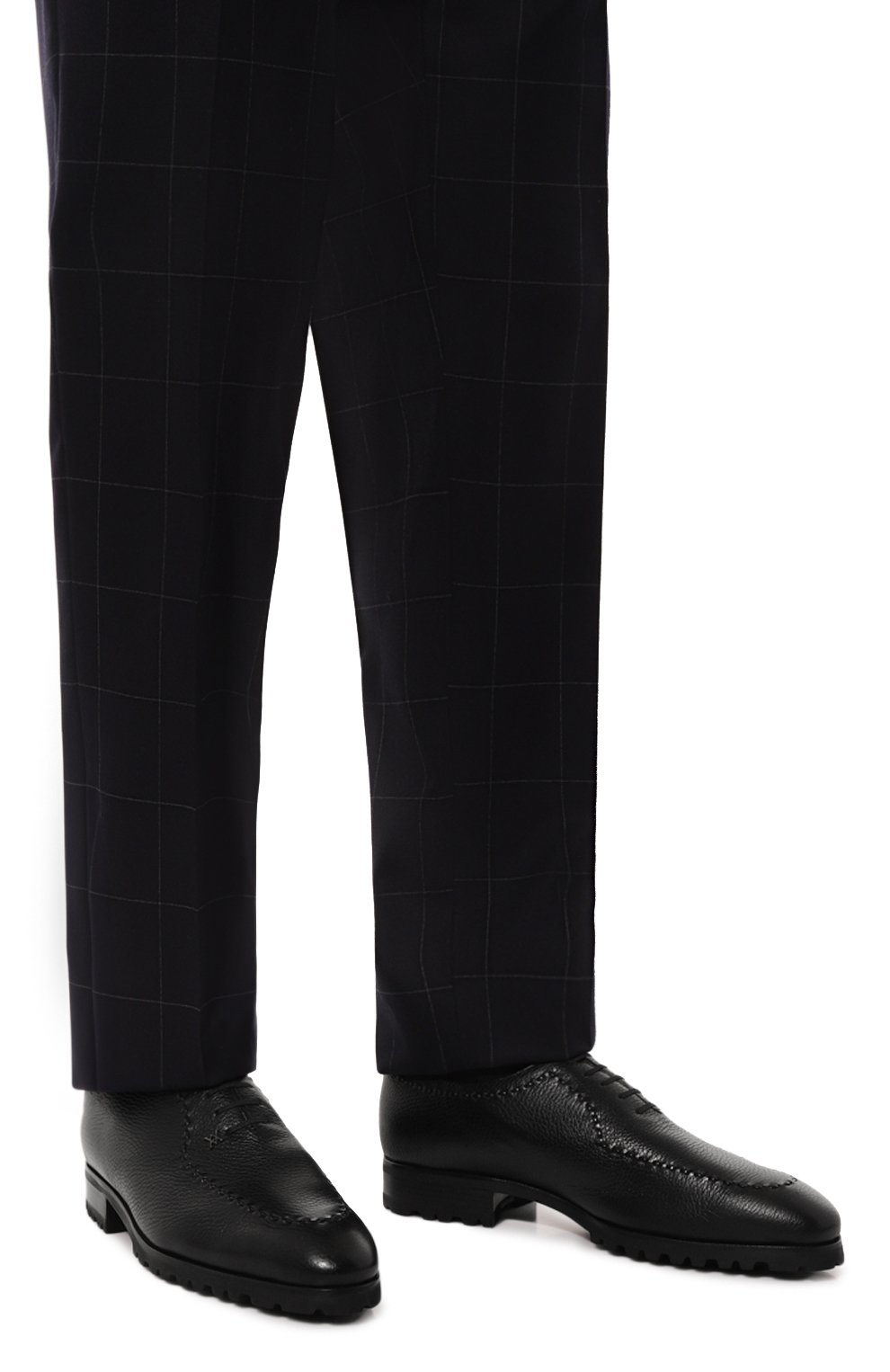 Кожаные оксфорды ARTIOLI, арт. 06S404/ALCE CALF/BABY LAMB 119G, фото 3