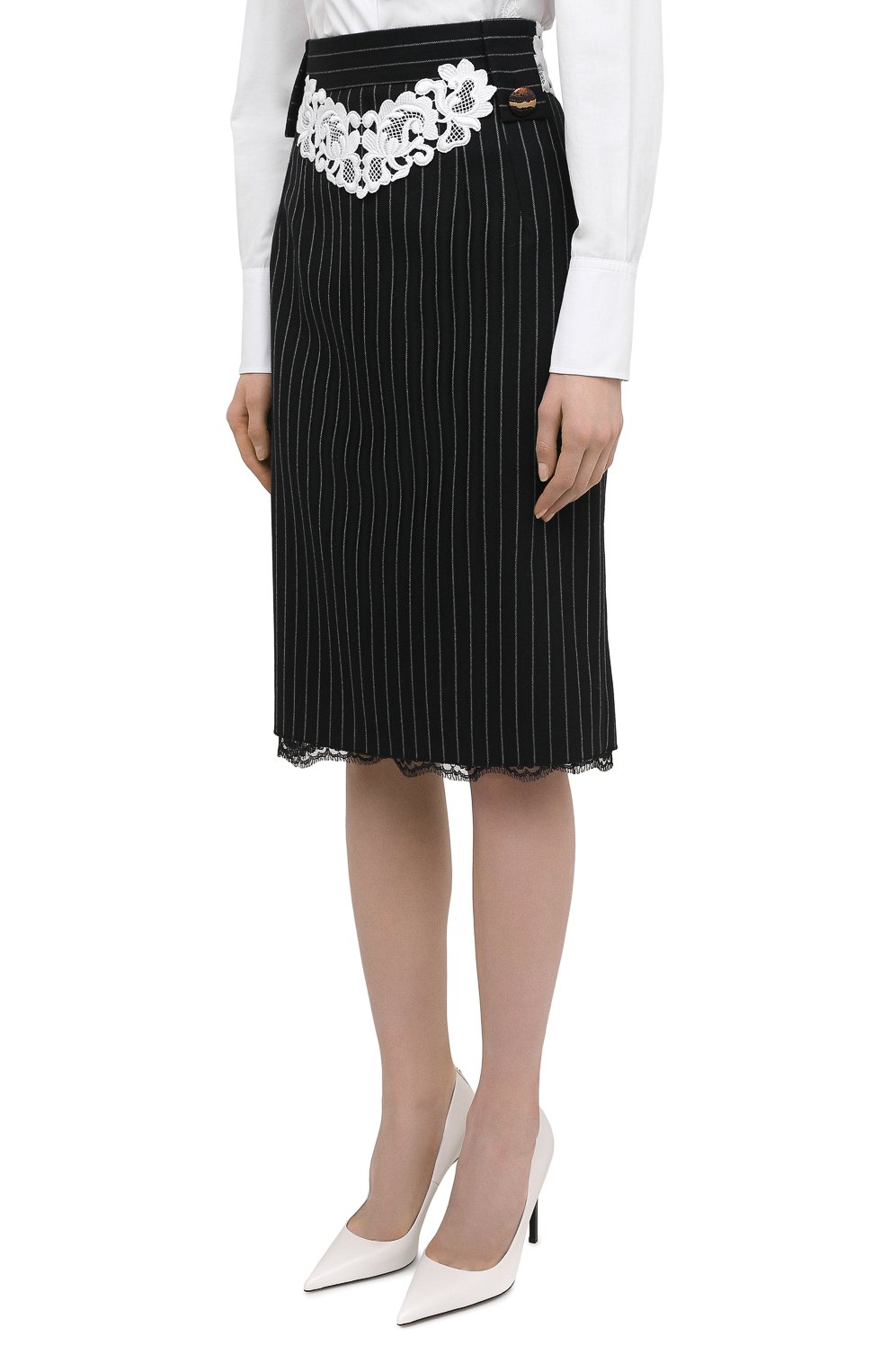 Шерстяная юбка DOLCE & GABBANA, арт. J4035T/FR2XI, фото 3