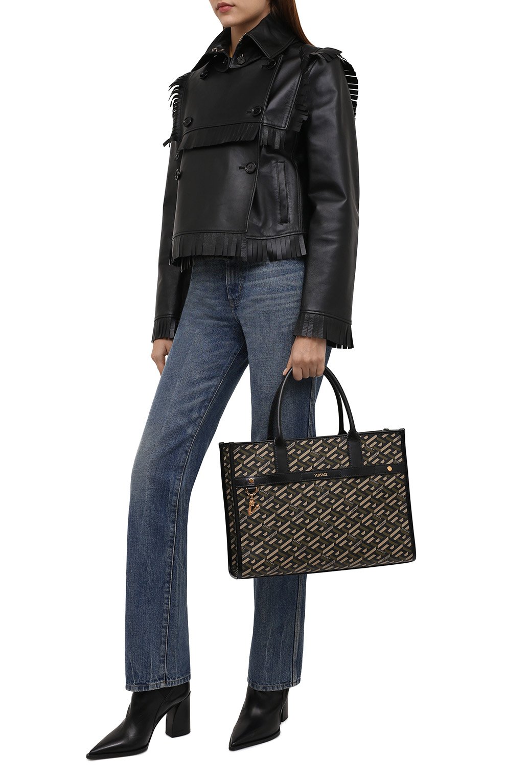 Сумка-тоут monogram VERSACE, арт. 1001855/1A01444, фото 3