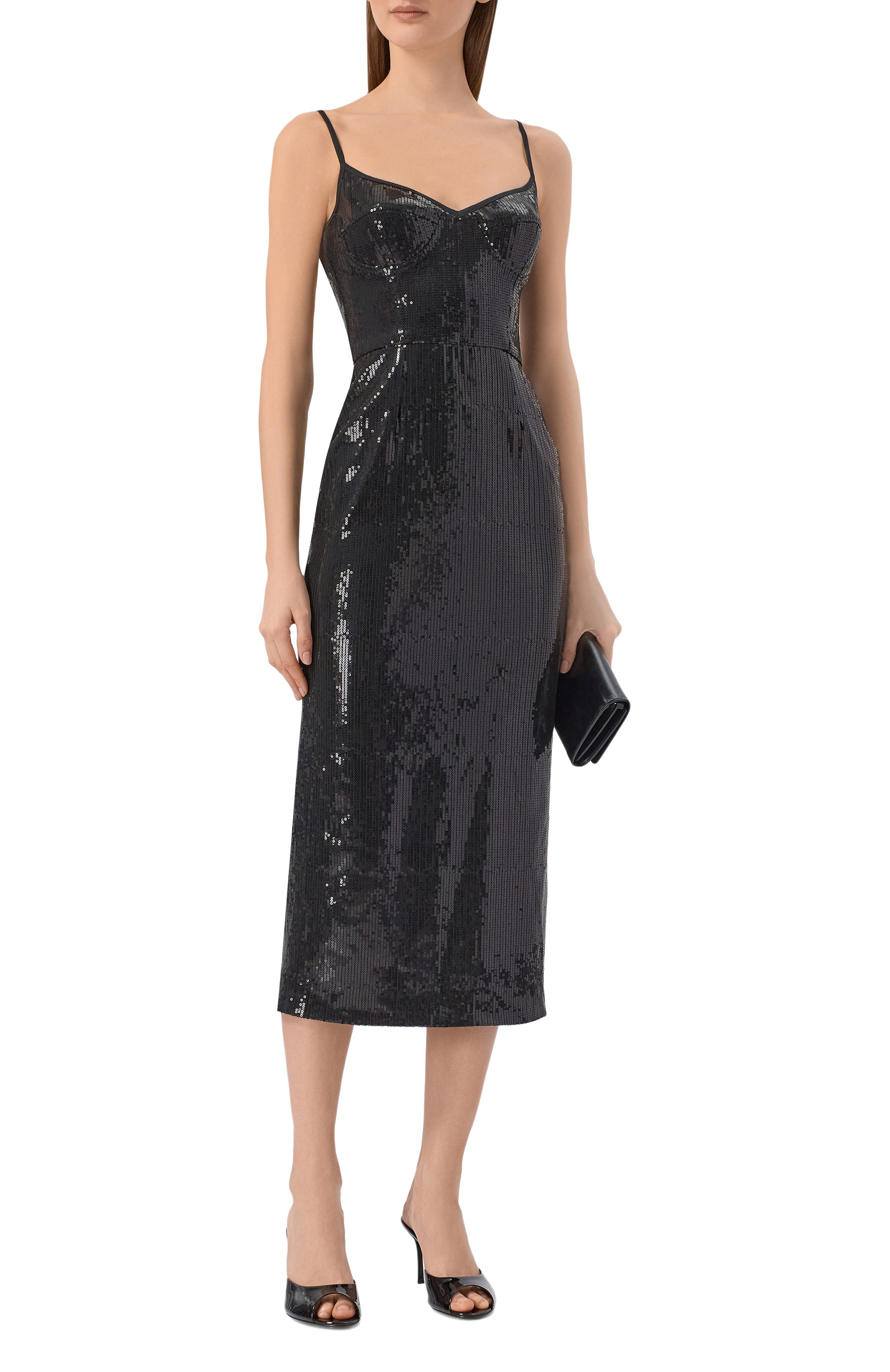 Платье с отделкой пайетками SASHA KIM, арт. SK-00001637, фото 2