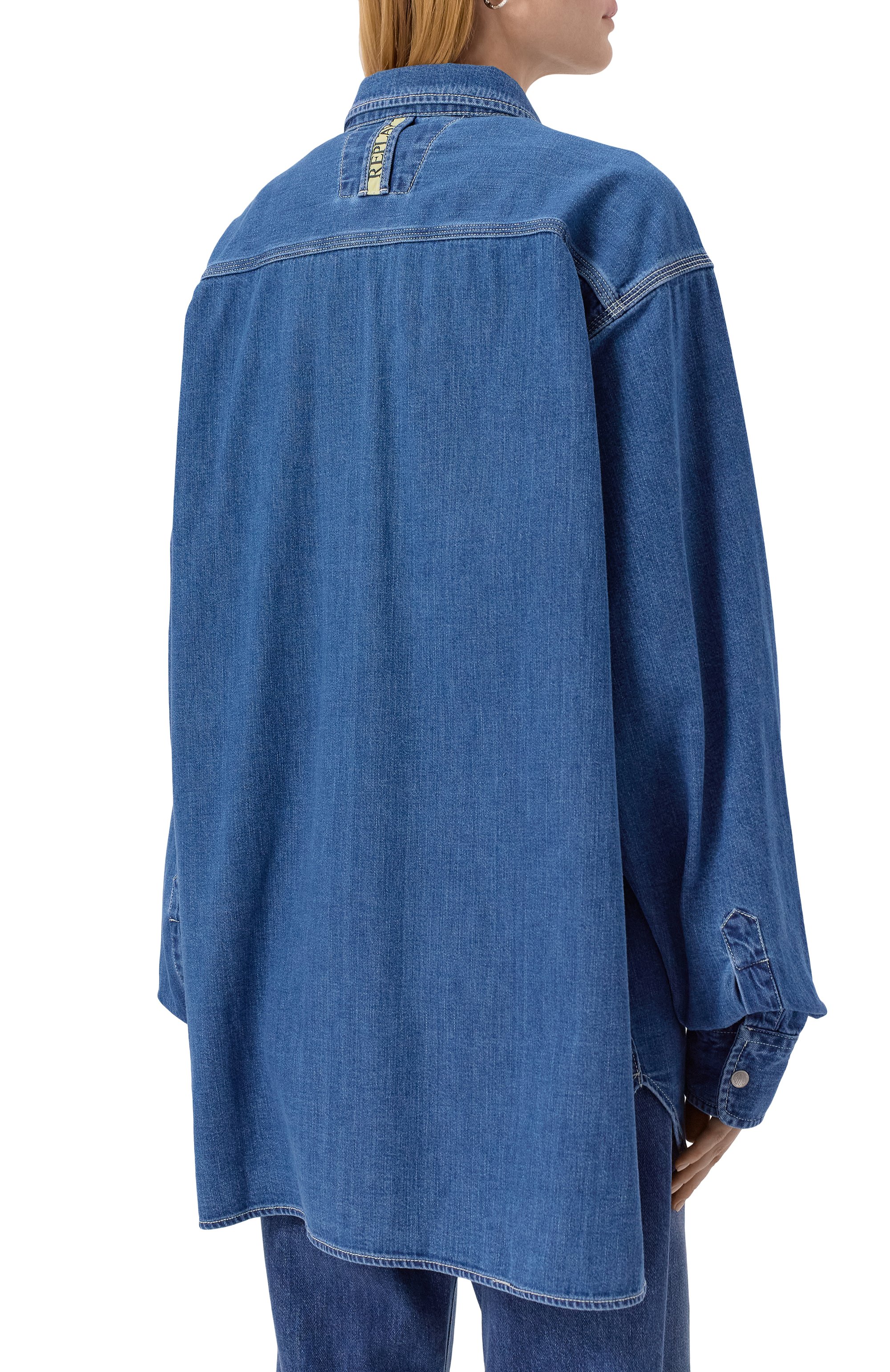 Джинсовая рубашка REPLAY, арт. W2Z1 .000.632 85A, фото 4