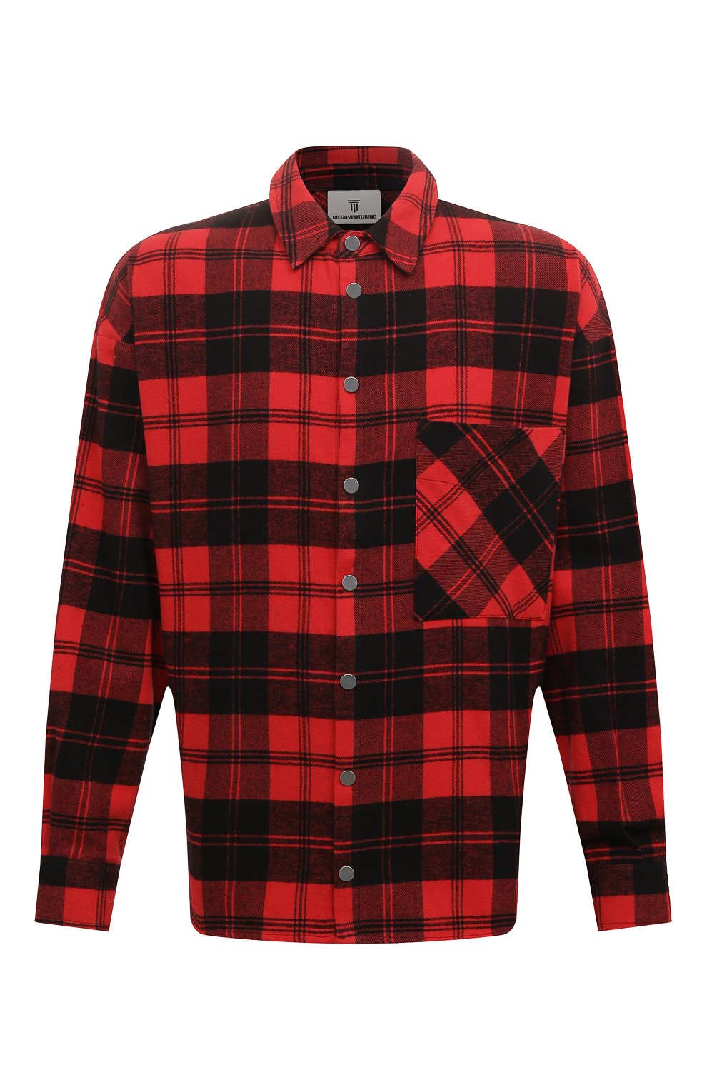 Хлопковая куртка-рубашка DIEGO VENTURINO, арт. D3W4DVCMC-0RB0UT, фото 1