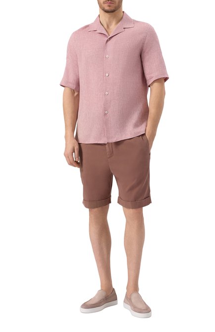 Мужская льняная рубашка BRUNELLO CUCINELLI, арт. MM6840615