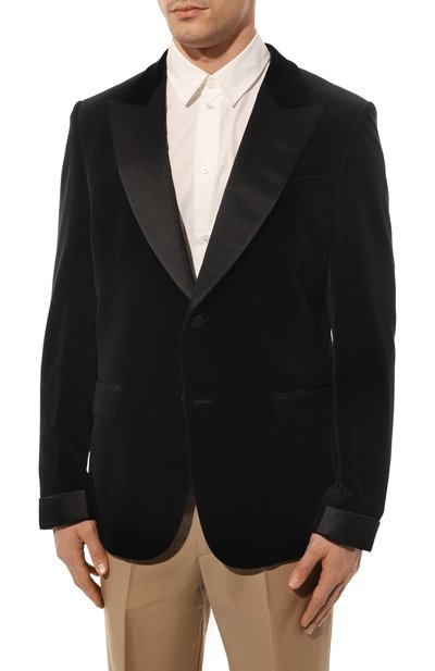 Хлопковый пиджак GUCCI, арт. 575454 Z495F, фото 3