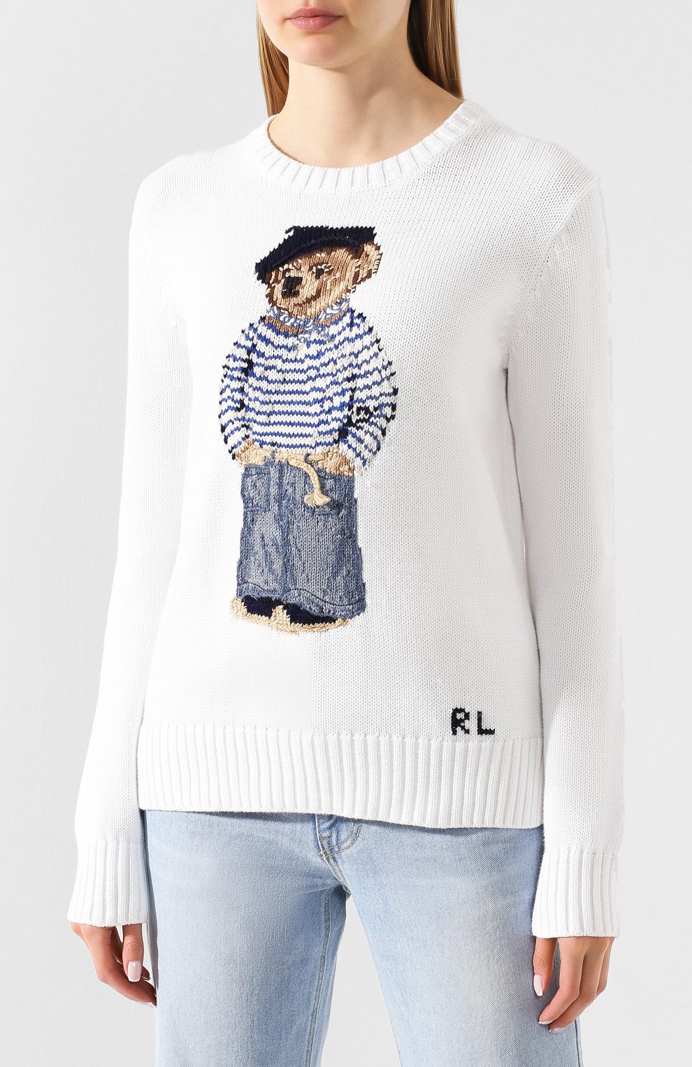 Хлопковый пуловер POLO RALPH LAUREN, арт. 211792404, фото 3