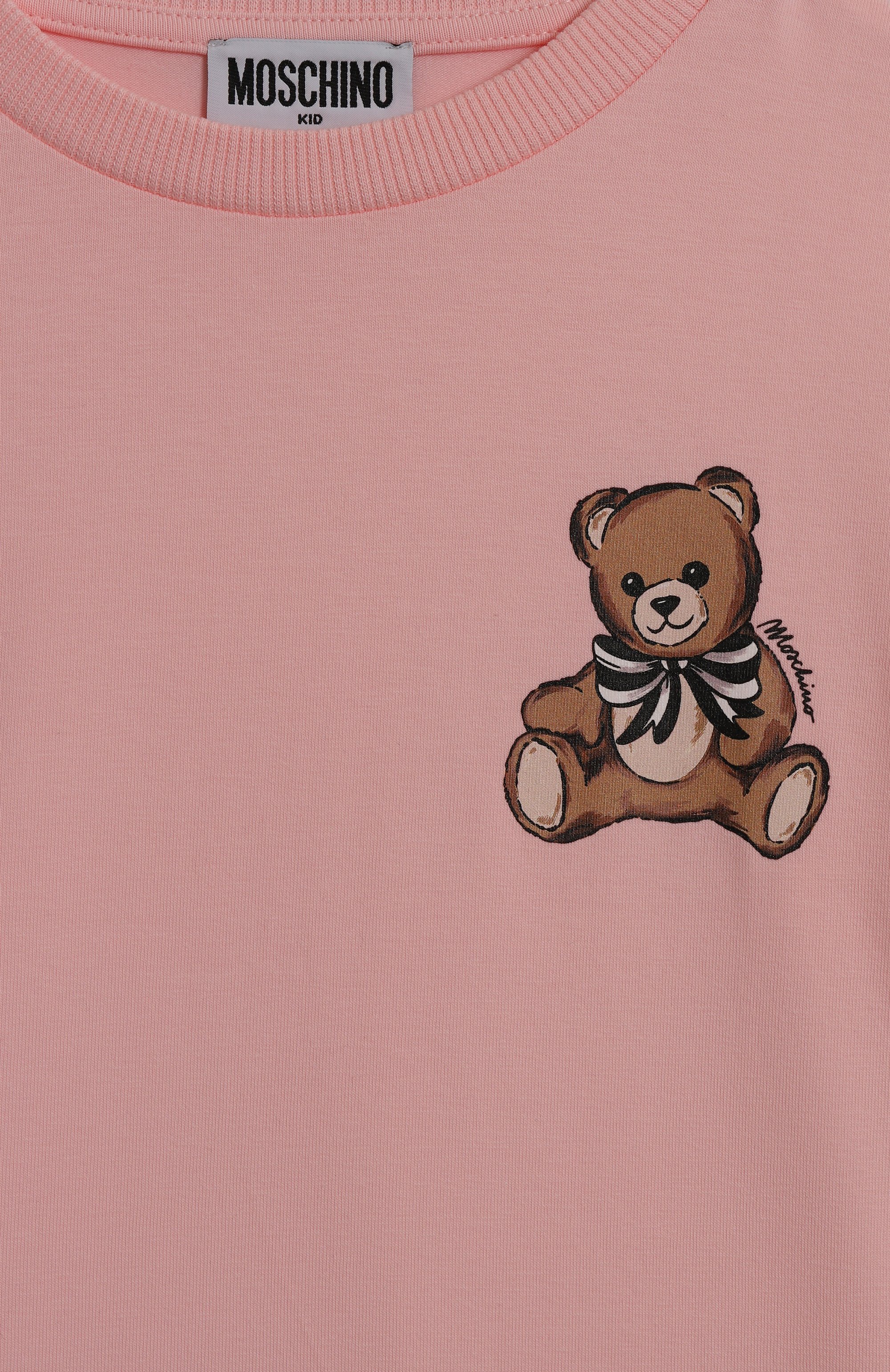 Хлопковая футболка MOSCHINO, арт. HKM060/LBA11/10-14, фото 3