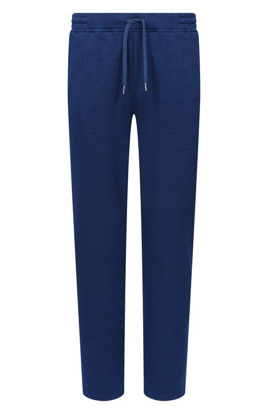 Брюки из хлопка и льна Capobianco 20M704.DH00. Синий 20M704.DH00.