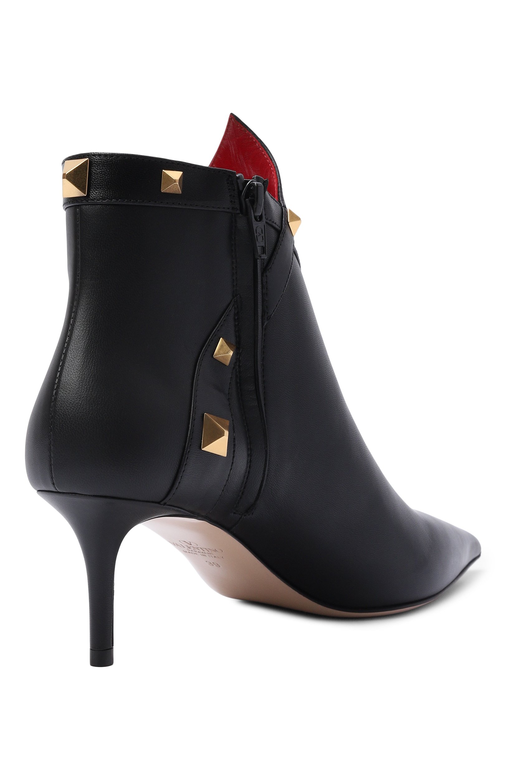 Кожаные ботильоны studdy 60 VALENTINO черного цвета по цене 172000 руб., арт. 9W2S0PR0/JYW, фото 5 Кожаные ботильоны studdy 60 VALENTINO, арт. 9W2S0PR0/JYW, фото 5