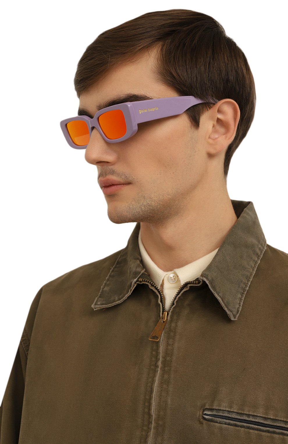 Солнцез�ащитные очки PALM ANGELS, арт. GI0RGINA/LILAC MIRR0R RED/0RANGE, фото 3
