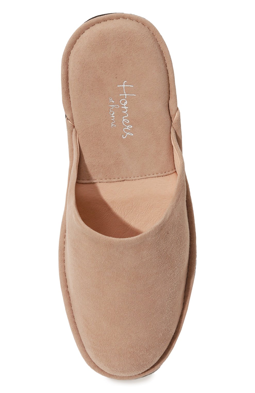 Замшевые домашние туфли HOMERS AT HOME темно-бежевого цвета по цене 19950 руб., арт. 19456/ANTE, фото 6 Замшевые домашние туфли HOMERS AT HOME, арт. 19456/ANTE, фото 6