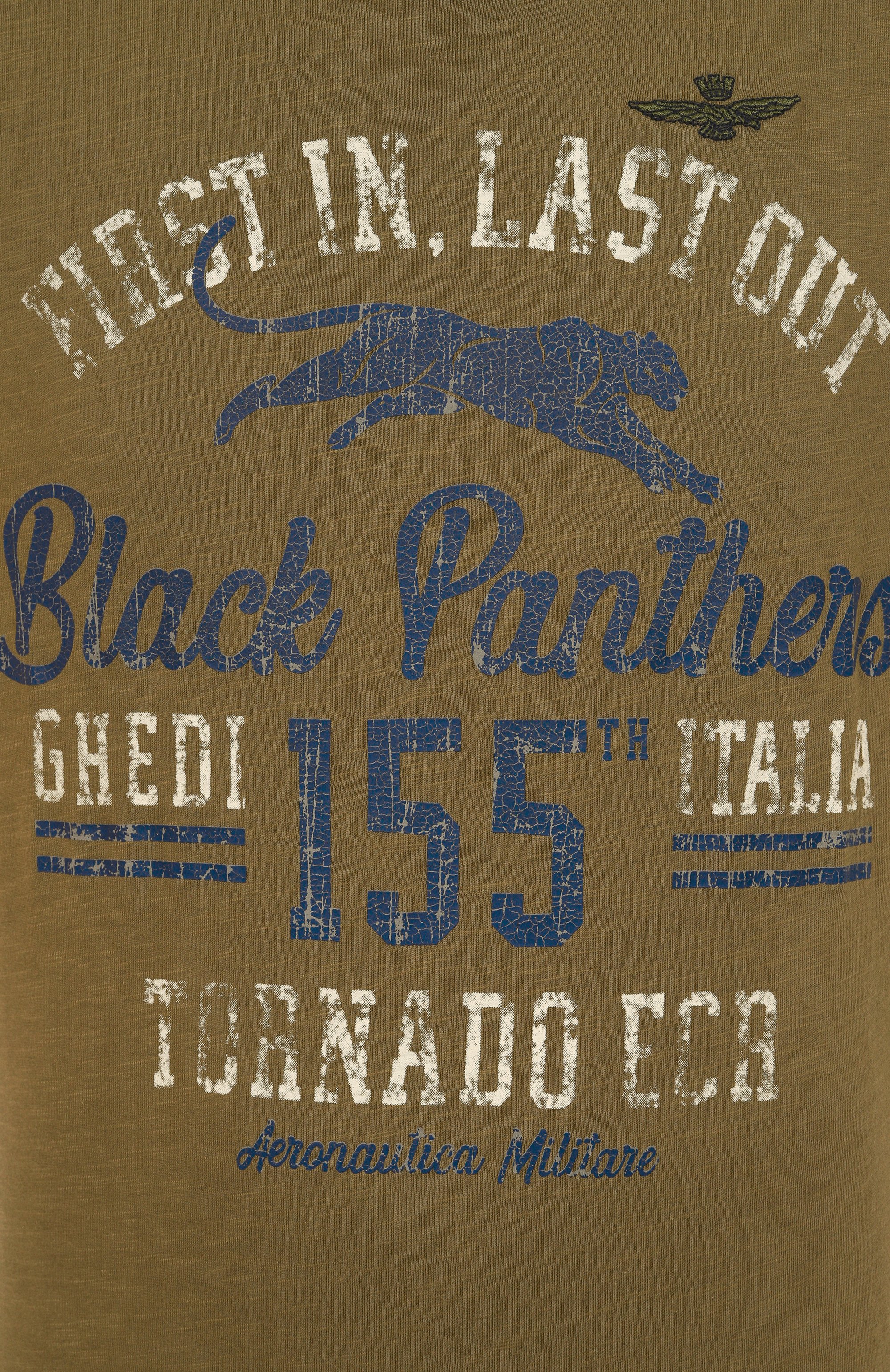 Хлопковая футболка AERONAUTICA MILITARE, арт. 251TS2413J686, фото 6