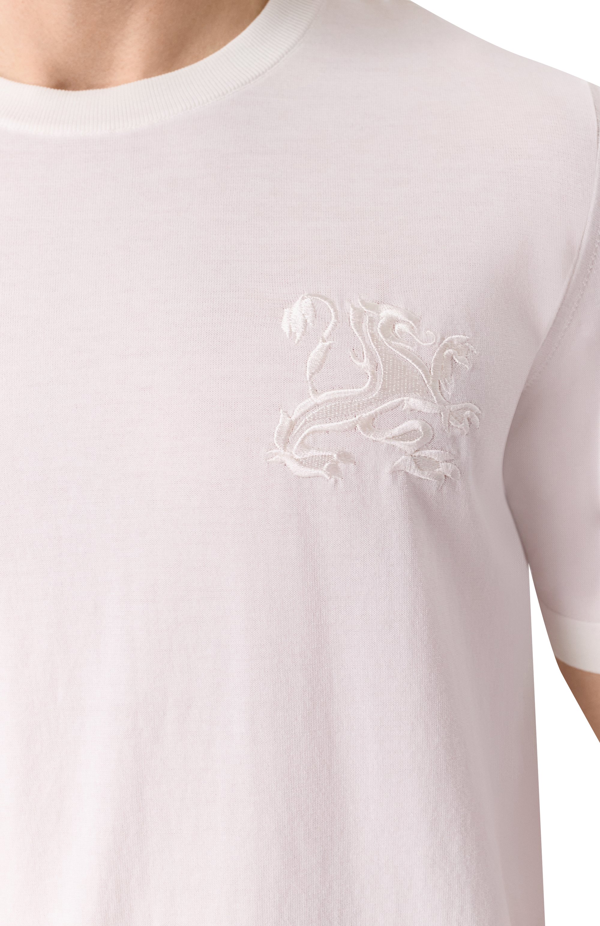 Хлопковая футболка ZILLI, арт. KRN002M0100VBLE00, фото 5