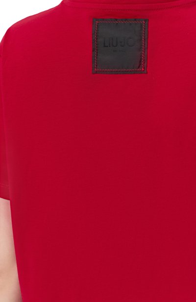 Хлопковая футболка LIU JO, арт. CA5392J6308, фото 5