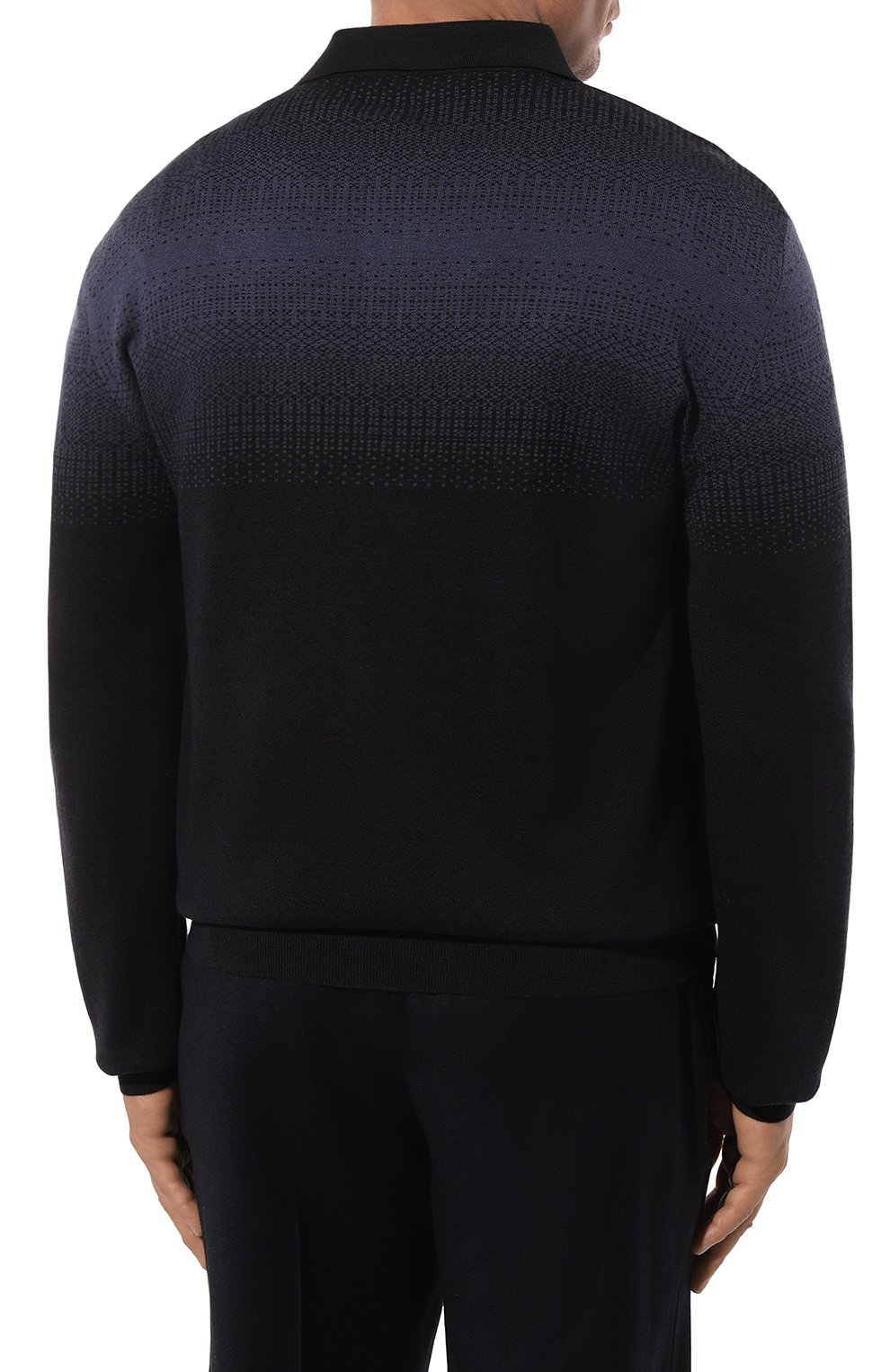 Поло из кашемира и шелка ZILLI темно-синего цвета по цене 144500 руб., арт. KZP001M0230VSHA00/62, фото 4 Поло из кашемира и шелка ZILLI, арт. KZP001M0230VSHA00/62, фото 4