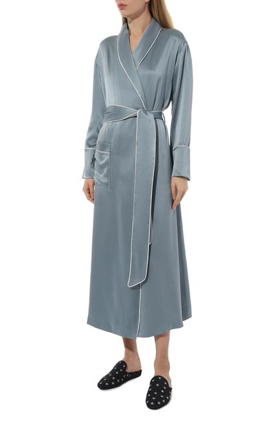 Шелковый халат KLEED LOUNGEWEAR, арт. R0LLER R0BE, фото 3