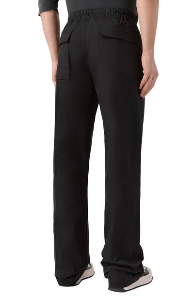 Хлопковые брюки RICK OWENS, арт. RU02E1378/TE, фото 4