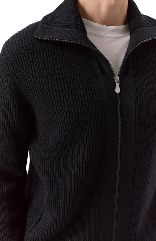 Шерстяной кардиган Gran Sasso 23112/25075 Чёрный  23112/25075 Фото 5