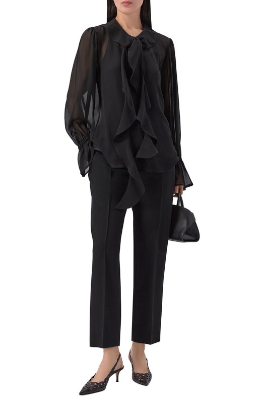 Кожаные туфли Gianvito Rossi G95607.55RIC.NXFNER0 Чёрный  G95607.55RIC.NXFNER0 Фото 3