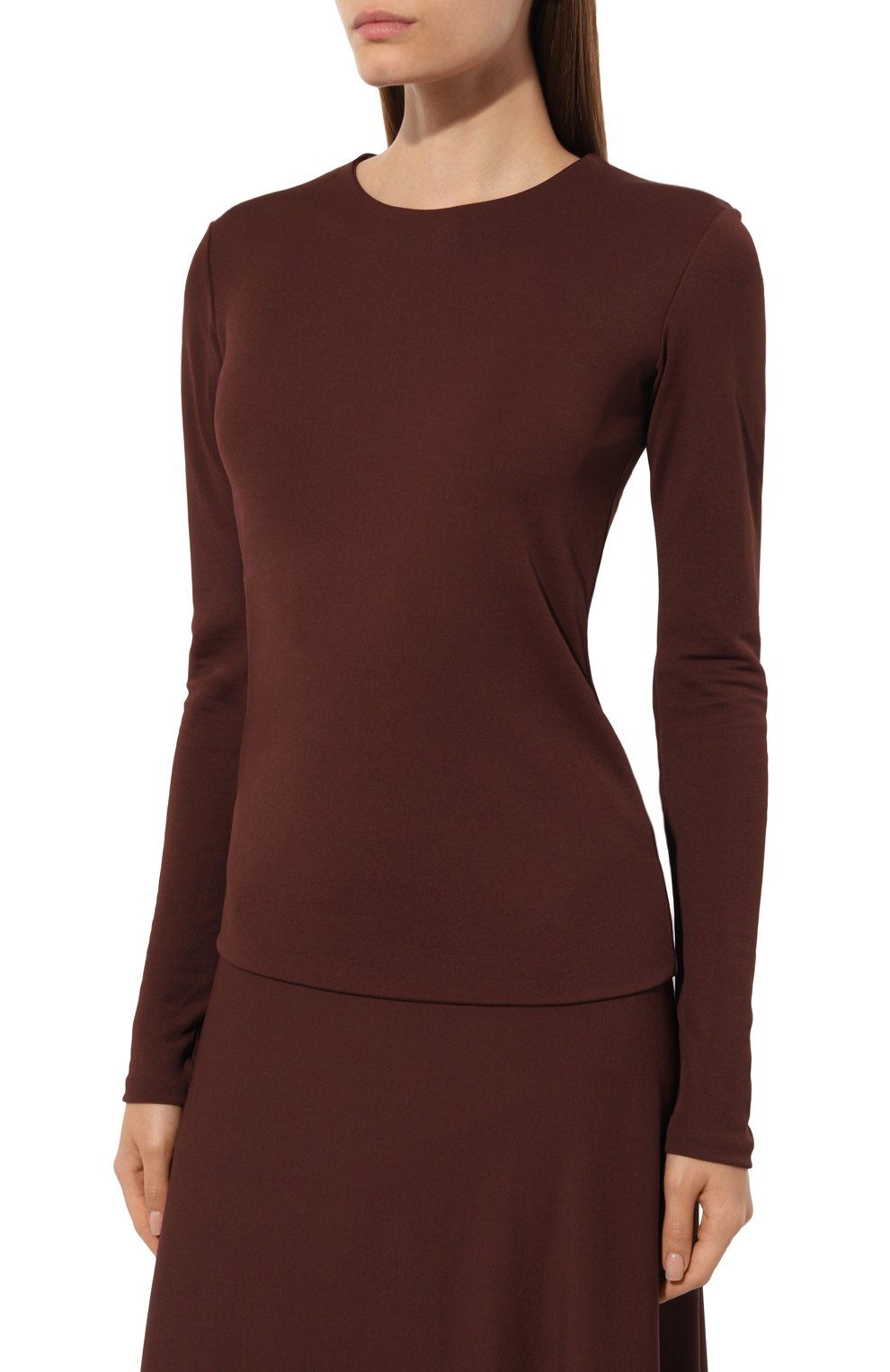 Лонгслив из вискозы JIL SANDER, арт. J04NC0003/J65016, фото 3