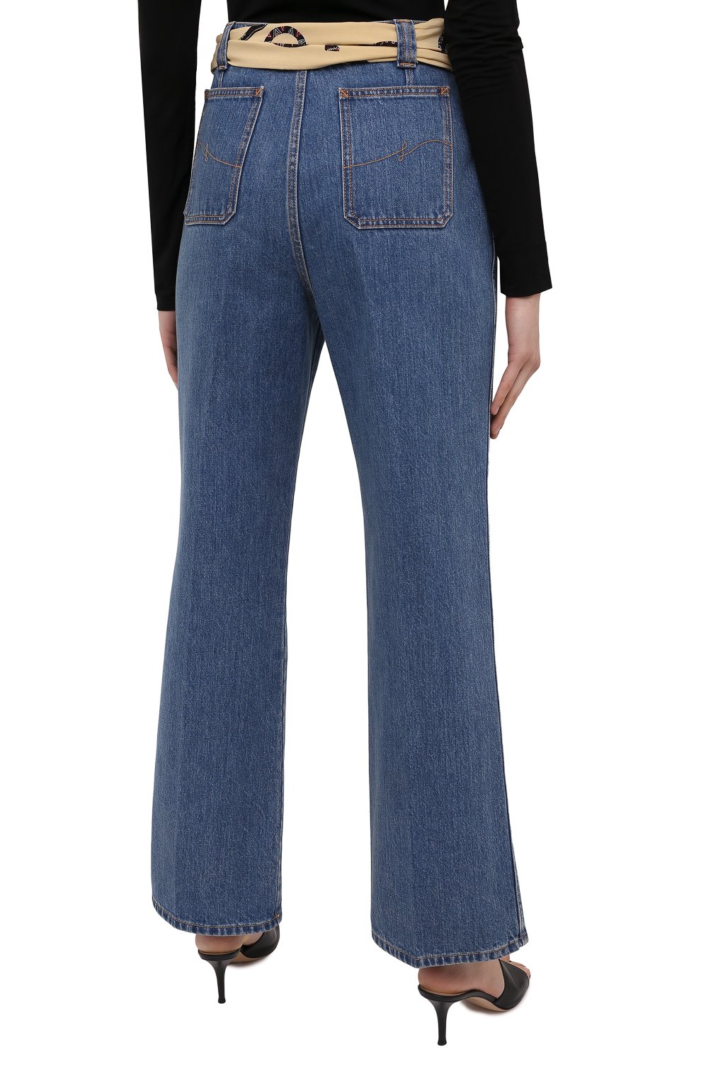 Джинсы LANVIN темно-синего цвета по цене 99500 руб., арт. RW-TR0023-D002-E21, фото 4 Джинсы LANVIN, арт. RW-TR0023-D002-E21, фото 4
