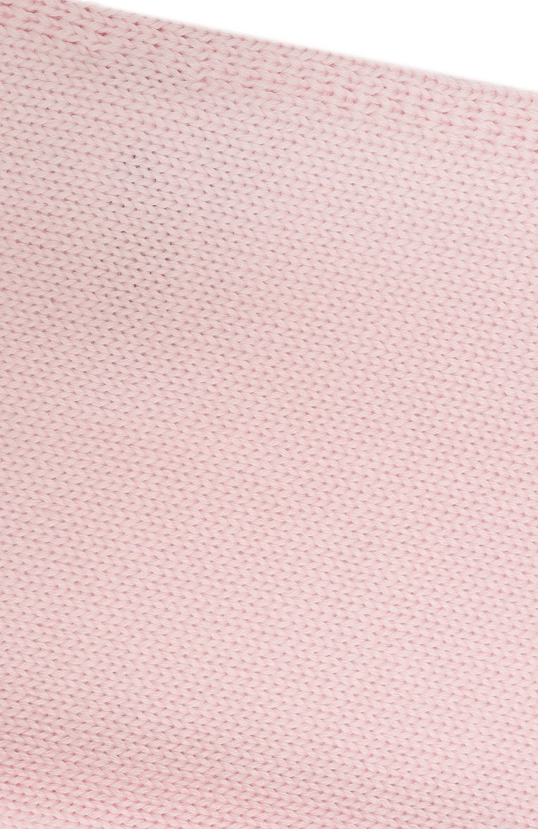 Детский шерстяной шарф IL TRENINO светло-розового цвета, арт. CL-4030/J | Фото 2 (Материал: Текстиль, Шерсть; Материал сплава: Проставлено; Нос: Не проставлено)