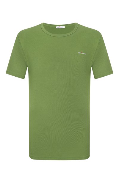 Мужская хлопковая футболка KITON, арт. UNWM008K0263L