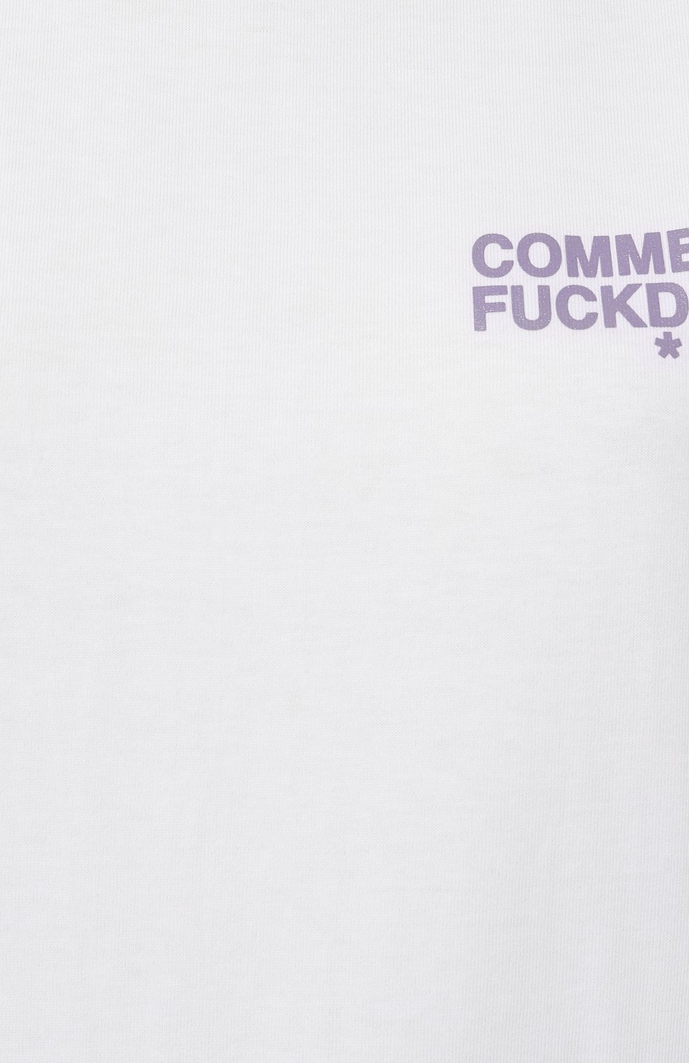 Хлопковая футболка COMME DES FUCKDOWN, арт. CFABW00127, фото 5