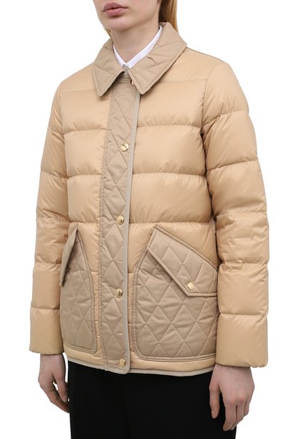 Пуховая куртка BURBERRY бежевого цвета по цене 132000 руб., арт. 8039217, фото 3 Пуховая куртка BURBERRY, арт. 8039217, фото 3