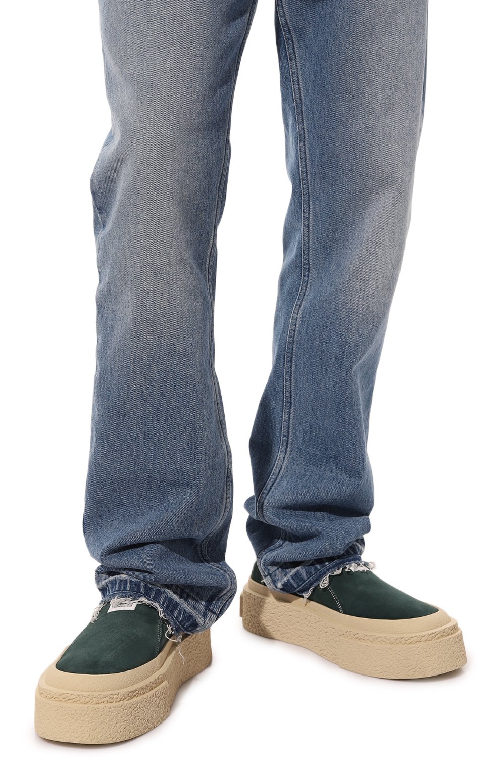 Замшевые слипоны MM6, арт. S59WR0087/P5246, фото 3