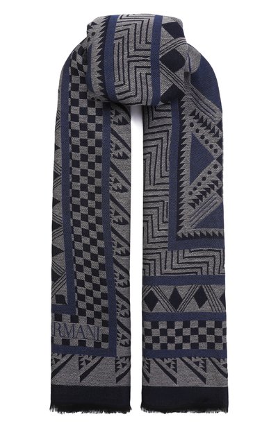 Мужской шарф из вискозы EMPORIO ARMANI, арт. EM005593/AF26155
