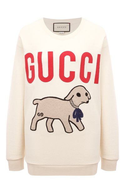Женский хлопковый свитшот GUCCI, арт. 469250 XJBUE