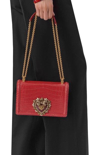 Сумка devotion из кожи аллигатора DOLCE & GABBANA, арт. BB6652/B2DE5/AMIS, фото 2