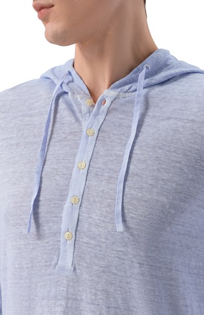 Льняной лонгслив-хенли 120% LINO, арт. 33ALIM7553/E908/S01, фото 5