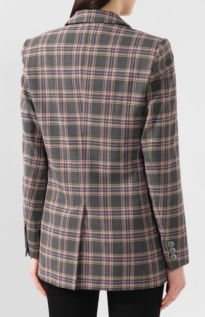 Жакет из вискозы SEVEN LAB розового цвета по цене 21000 руб., арт. J2 20-LS02 pink/charcoal, фото 4 Жакет из вискозы SEVEN LAB, арт. J2 20-LS02 pink/charcoal, фото 4