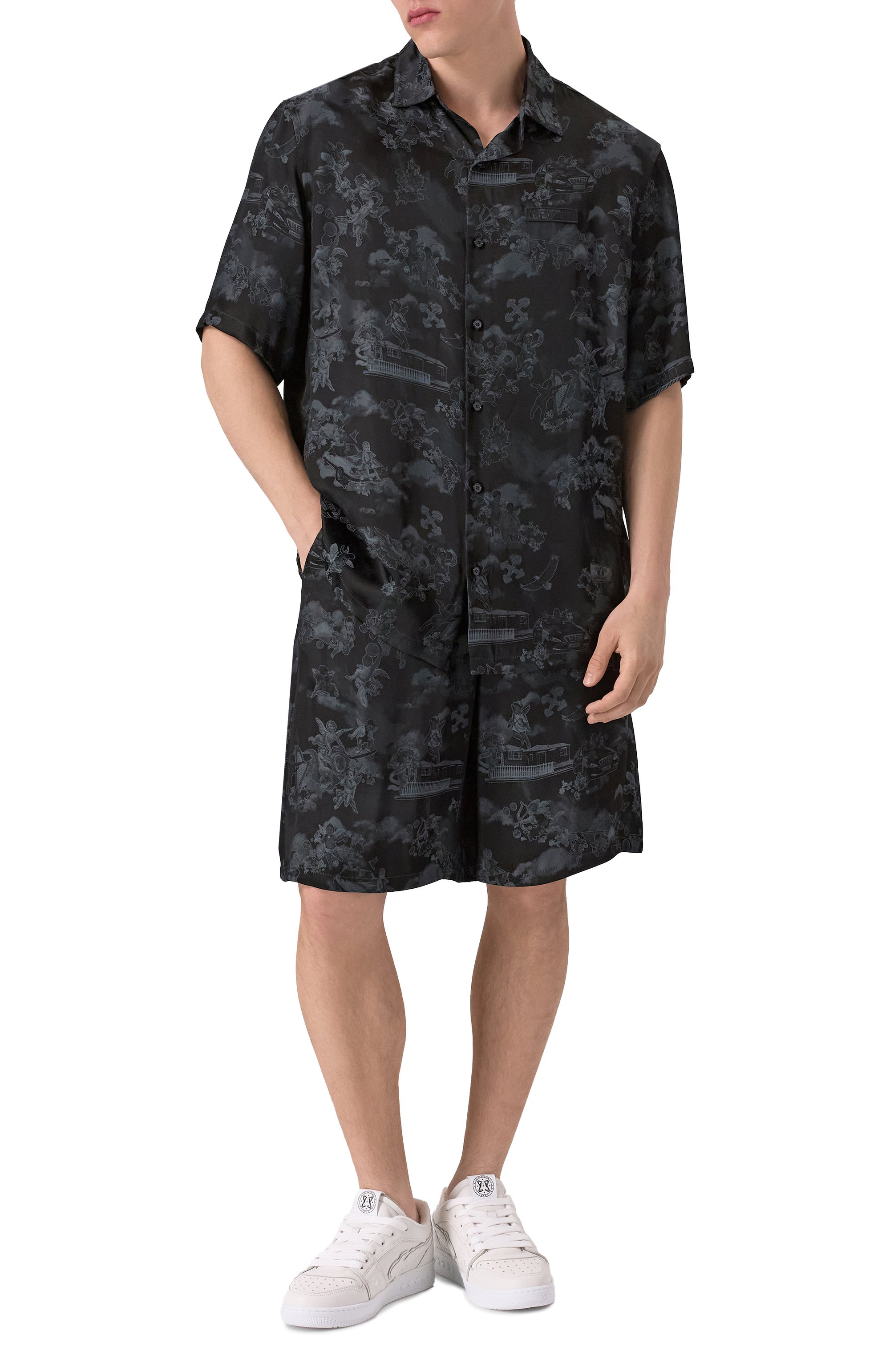 Шорты OFF-WHITE, арт. 0MCB092S25FAB002, фото 2