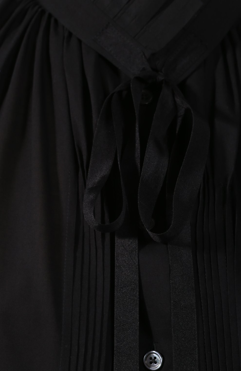 Хлопковая рубашка ANN DEMEULEMEESTER черного цвета по цене 45950 руб., арт. 1901-2012-P-120-099, фото 5 Хлопковая рубашка ANN DEMEULEMEESTER, арт. 1901-2012-P-120-099, фото 5
