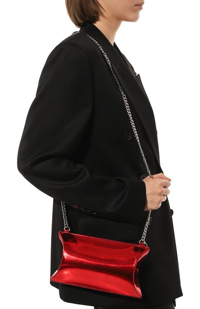 Сумка packaging 6 MM6 красного цвета по цене 49950 руб., арт. SB6WG0005/P0410, фото 2 Сумка packaging 6 MM6, арт. SB6WG0005/P0410, фото 2