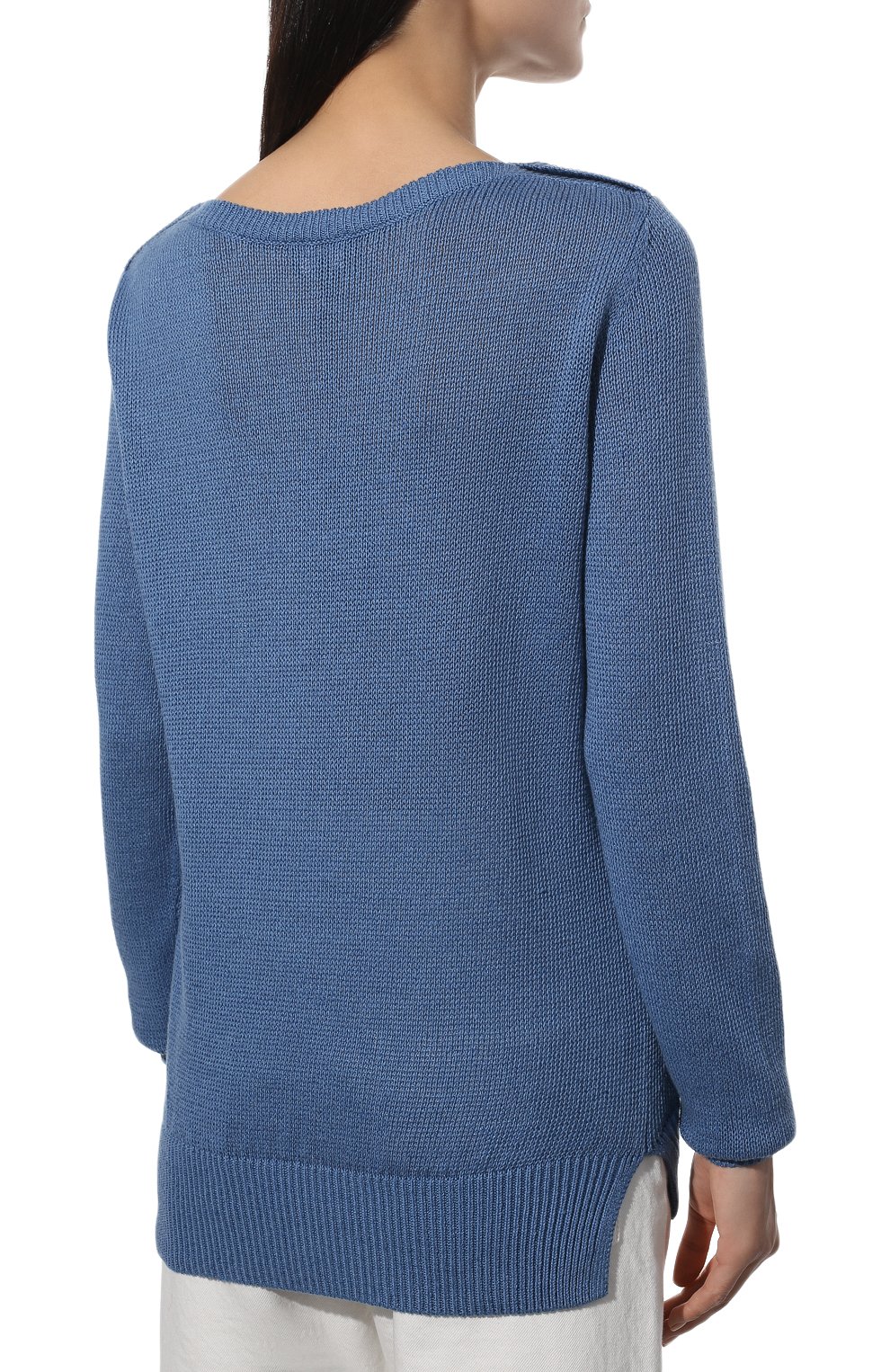 Пуловер изо льна и хлопка GIORGIO ARMANI, арт. 3LAM22/AM77Z, фото 4