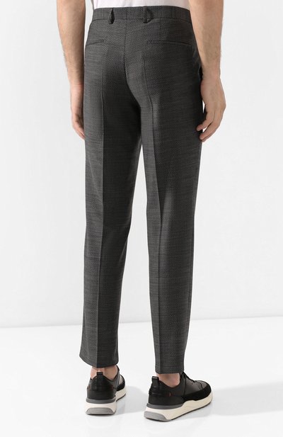 Шерстяные брюки HUGO темно-серого цвета по цене 15000 руб., арт. 50435016, фото 4 Шерстяные брюки HUGO, арт. 50435016, фото 4