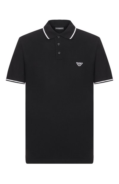 Мужское хлопковое поло  EMPORIO ARMANI, арт. EM001380/AF20424