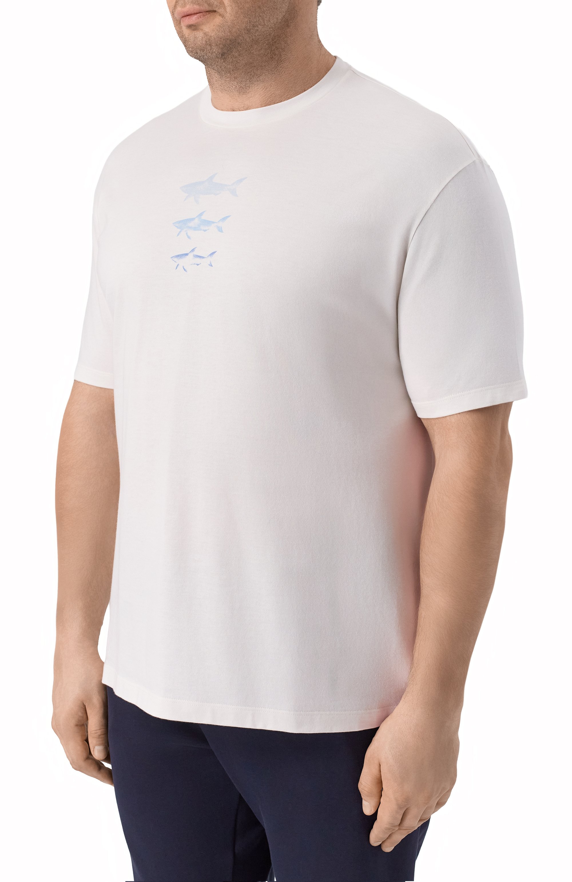 Хлопковая футболка PAUL&SHARK, арт. 26411048, фото 3