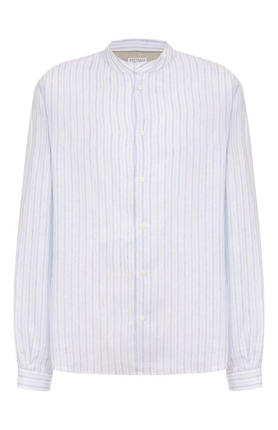 Мужская льняная рубашка BRUNELLO CUCINELLI, арт. MM6850625