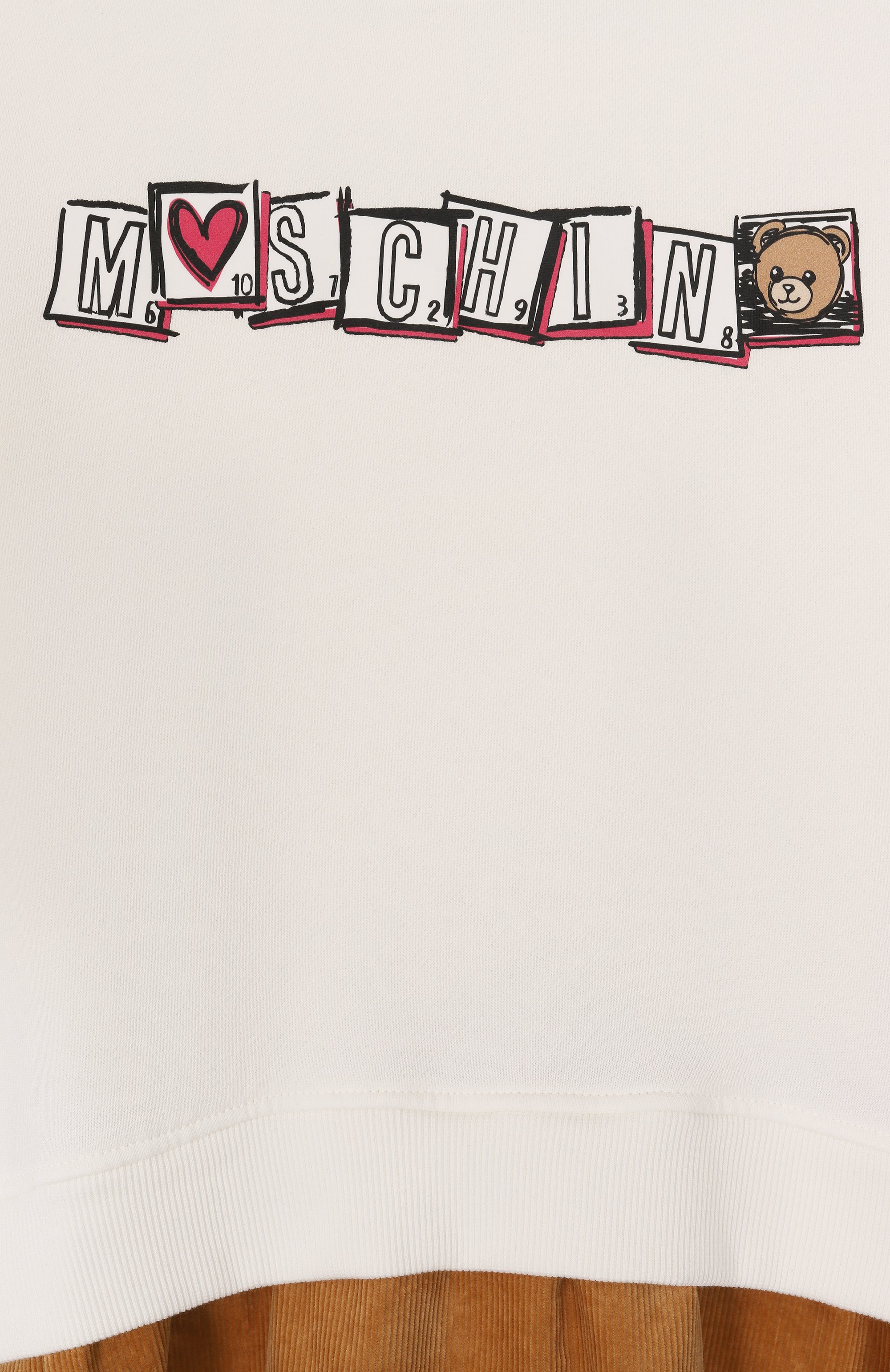 Хлопковое платье MOSCHINO, арт. HDV0GV/LCA43/10-14, фото 3