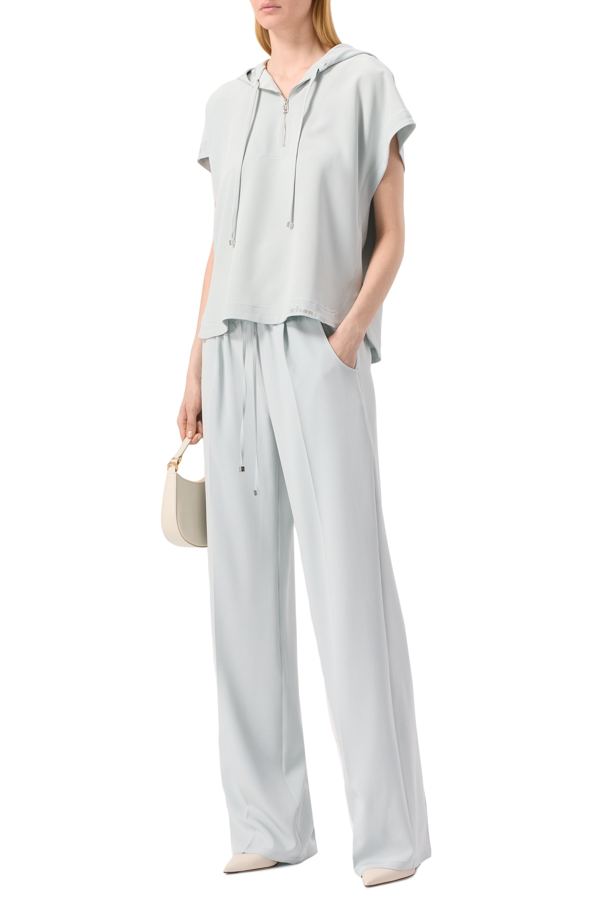 Шелковый топ KITON, арт. D59415K0923F03, фото 2