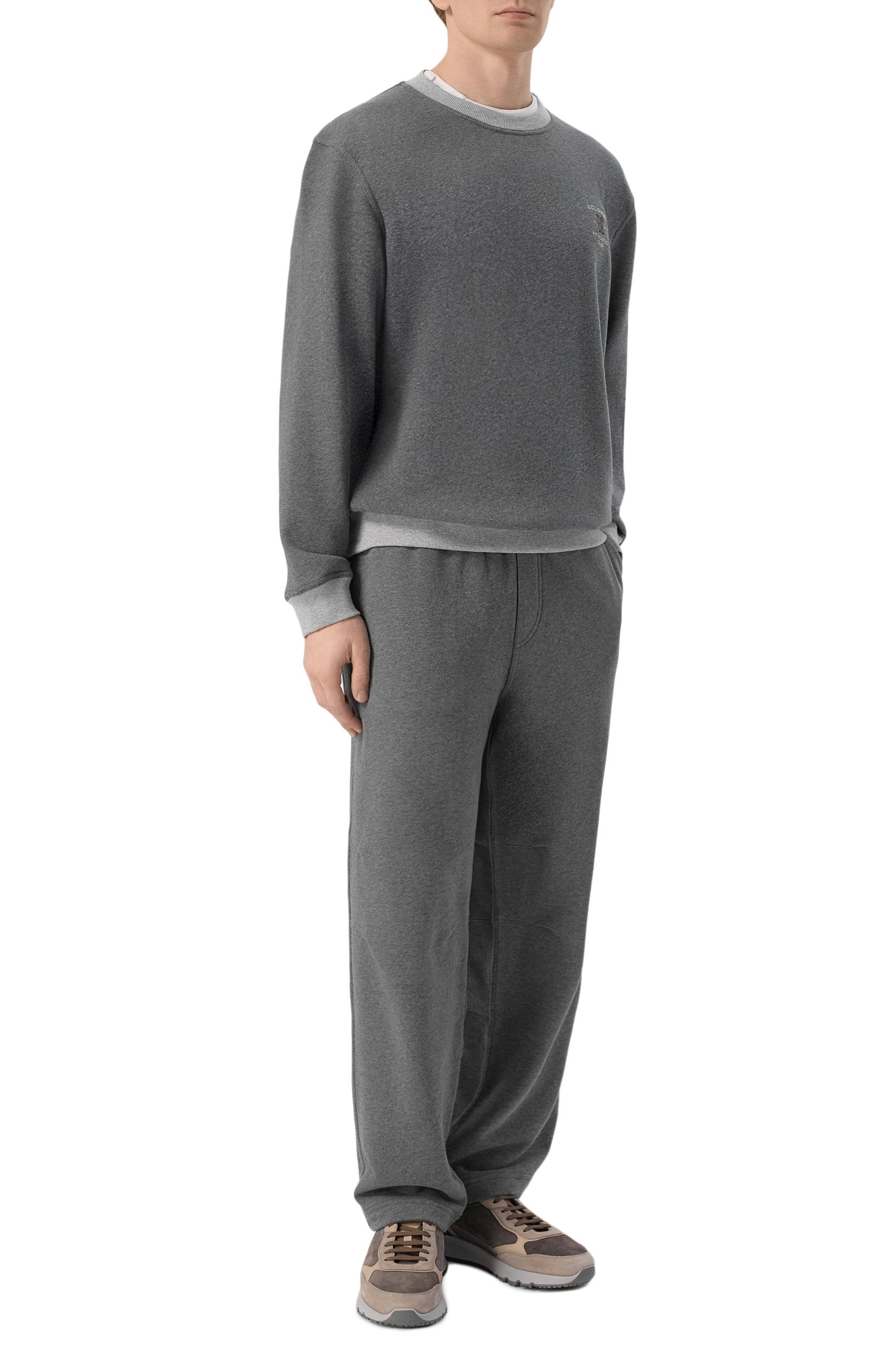 Хлопковые брюки BRUNELLO CUCINELLI, арт. MM8263388G, фото 2