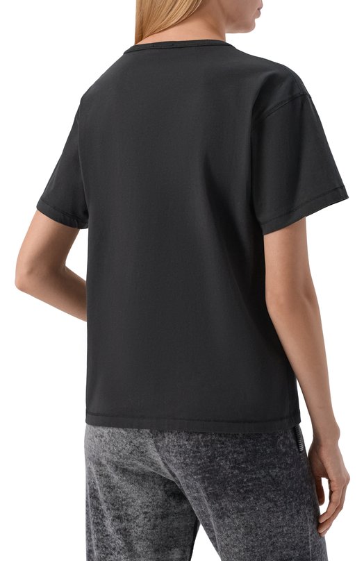 Хлопковая футболка Diesel A20399/0JMBB Чёрный  A20399/0JMBB Фото 4