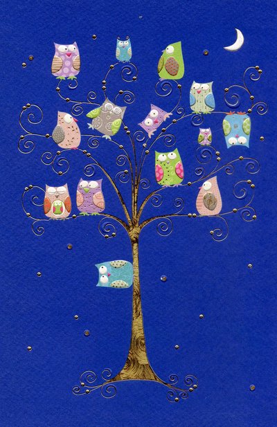 Открытка совы TURNOWSKY, арт. MO5833B