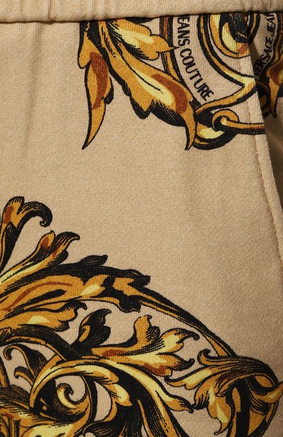 Хлопковые джоггеры VERSACE JEANS COUTURE, арт. 72HAA320-72DP320 FELPA PRINT GARLAND 712+948/FS019, фото 5