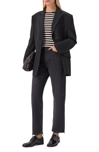 Кожаные дерби tabi MAISON MARGIELA черного цвета по цене 137000 руб., арт. S34WQ0021/PS679_001, фото 3 Кожаные дерби tabi MAISON MARGIELA, арт. S34WQ0021/PS679_001, фото 3